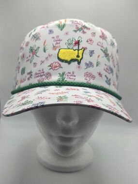 Masters 2026 Ladies Fit Floral Golf Holes Hat/Cap NWT